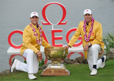 Matt Kuchar and Gary Woodland